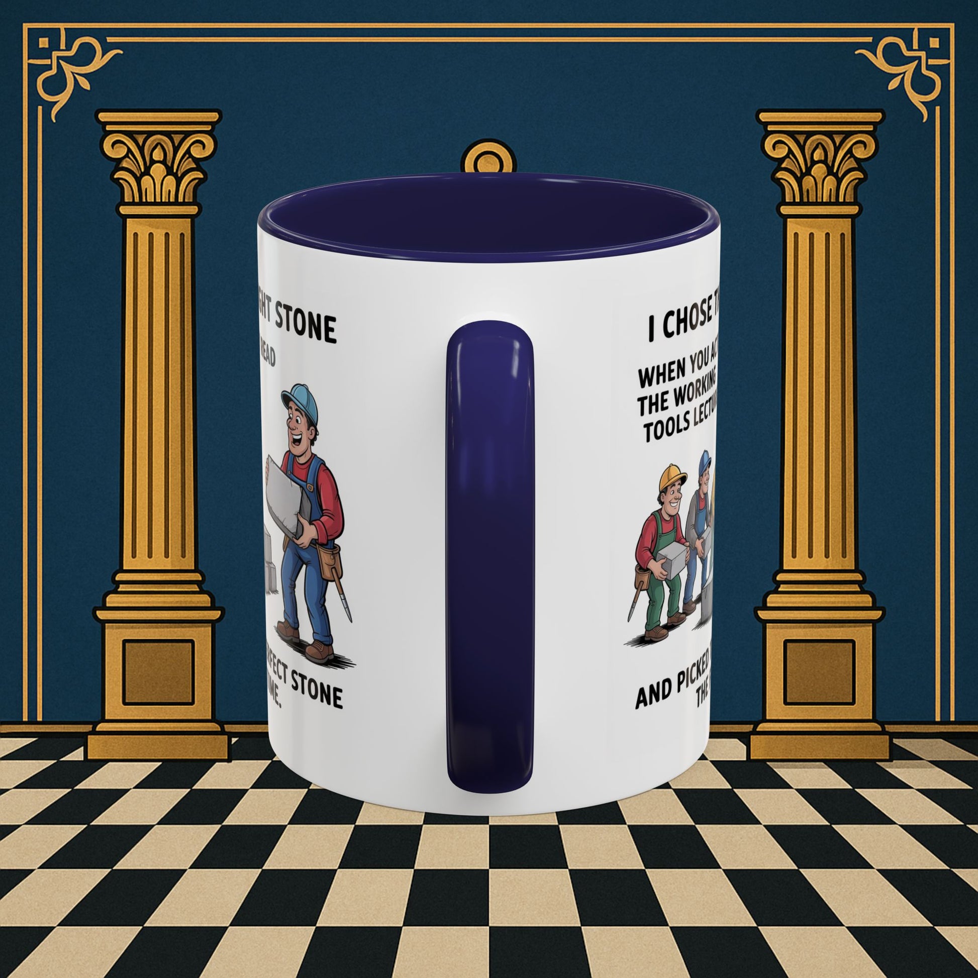 Masonic Mugs - Stone Selection Strategy - Mark Masonry