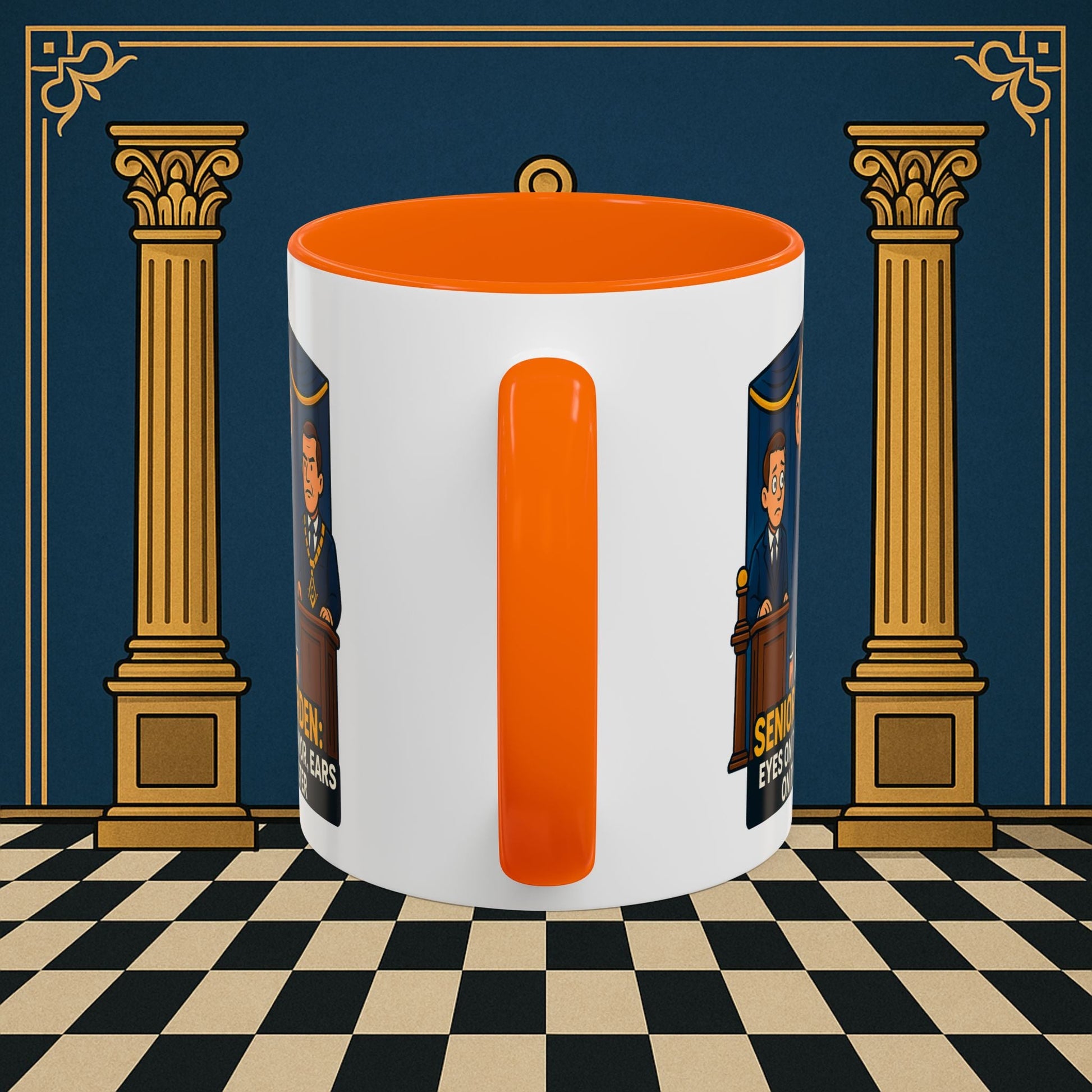 Masonic Mugs - Masonic Watchfulness - Senior Warden Printify
