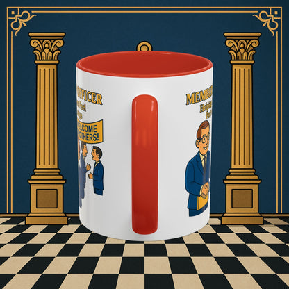 Masonic Mugs - Brotherhood Welcome - Membership Secretary Printify