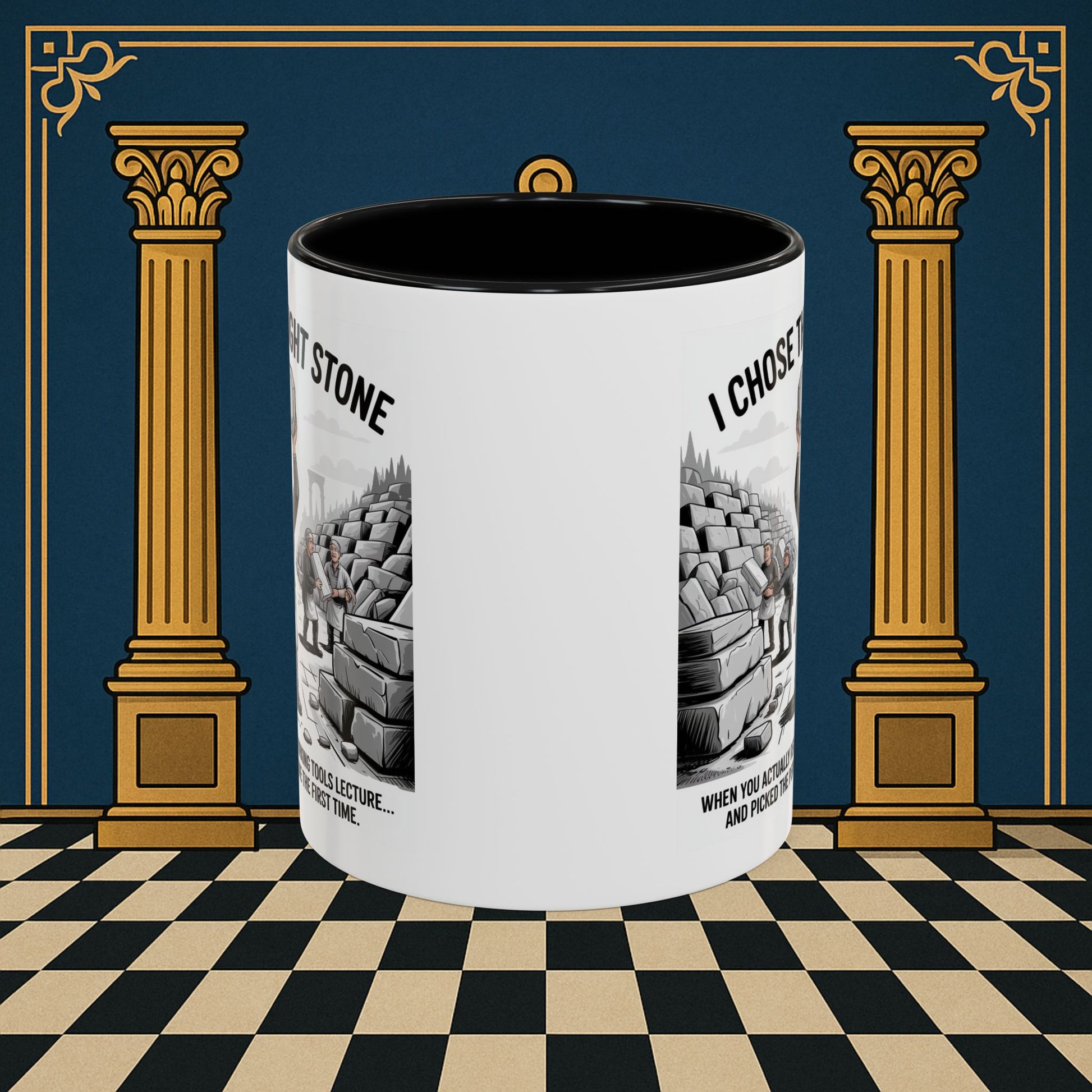 Masonic Mugs - Stone Selection Success - Mark Masonry