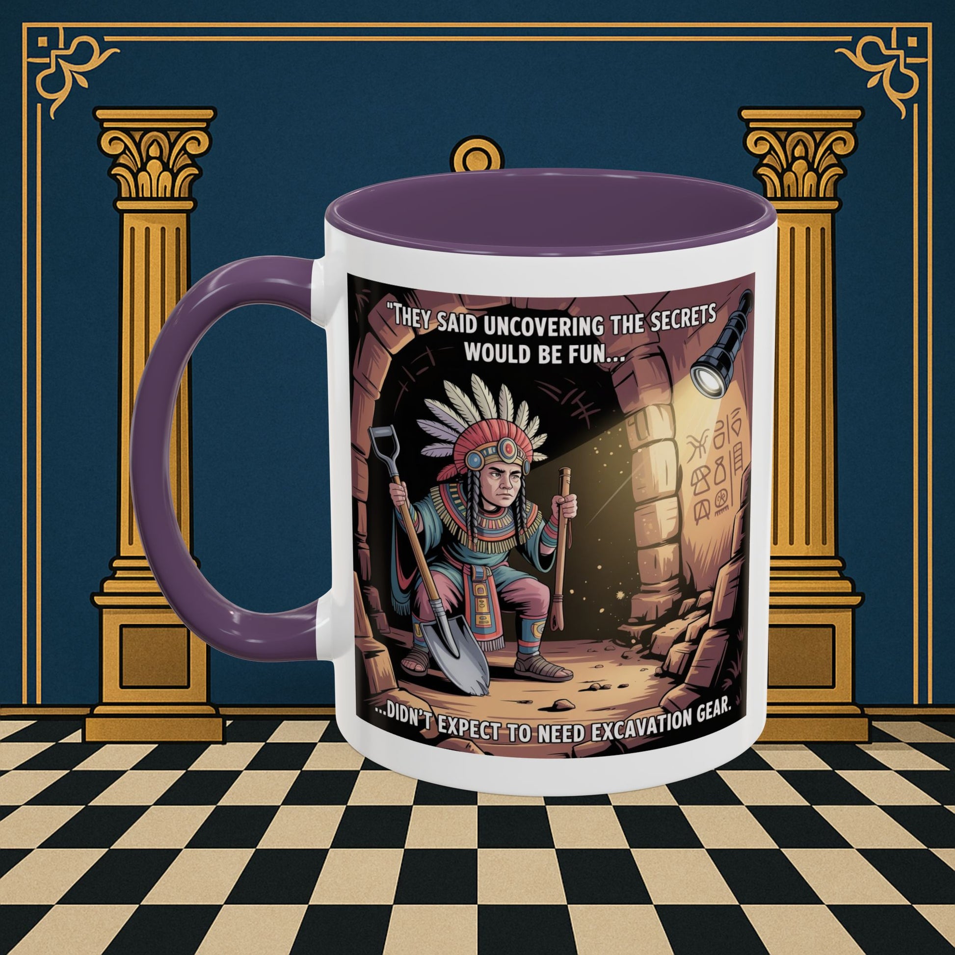 Masonic Mugs - Dig Happens - Royal Arch