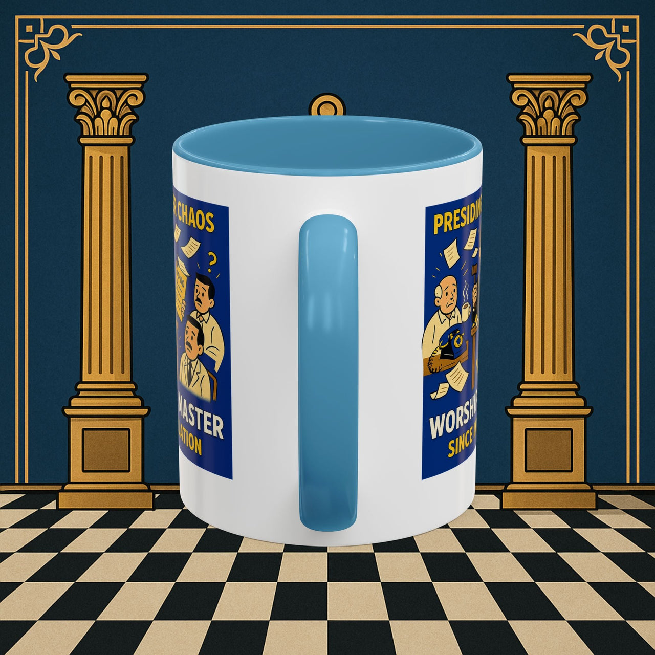 Masonic Mugs - Leadership Labyrinth - Worshipful Master Printify