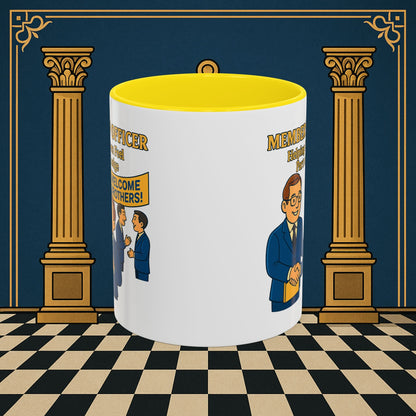 Masonic Mugs - Brotherhood Welcome - Membership Secretary Printify