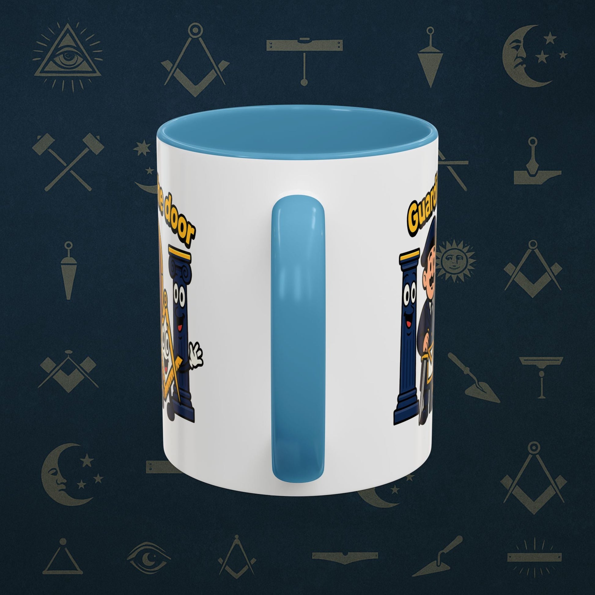 Masonic Mugs - Guarding the Door - Tyler Printify