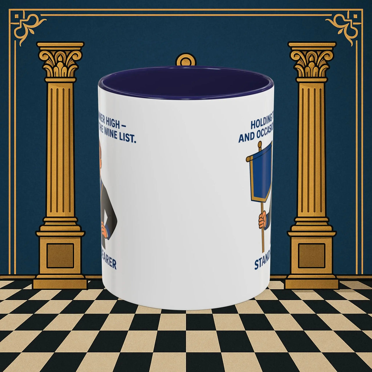 Masonic Mugs - Banner and Barrel - Provincial Standard Bearer Printify