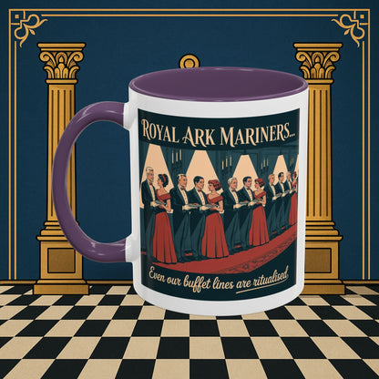 Masonic Mugs - Synchronized Service - Royal Ark Mariners Printify