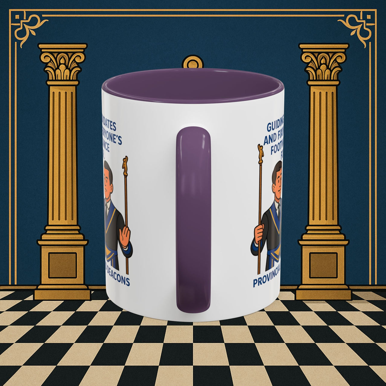 Masonic Mugs - Guiding Light of Masonic Tradition - Provincial Grand Deacons Printify