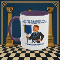 Masonic Mugs - Banner and Barrel - Provincial Standard Bearer Printify