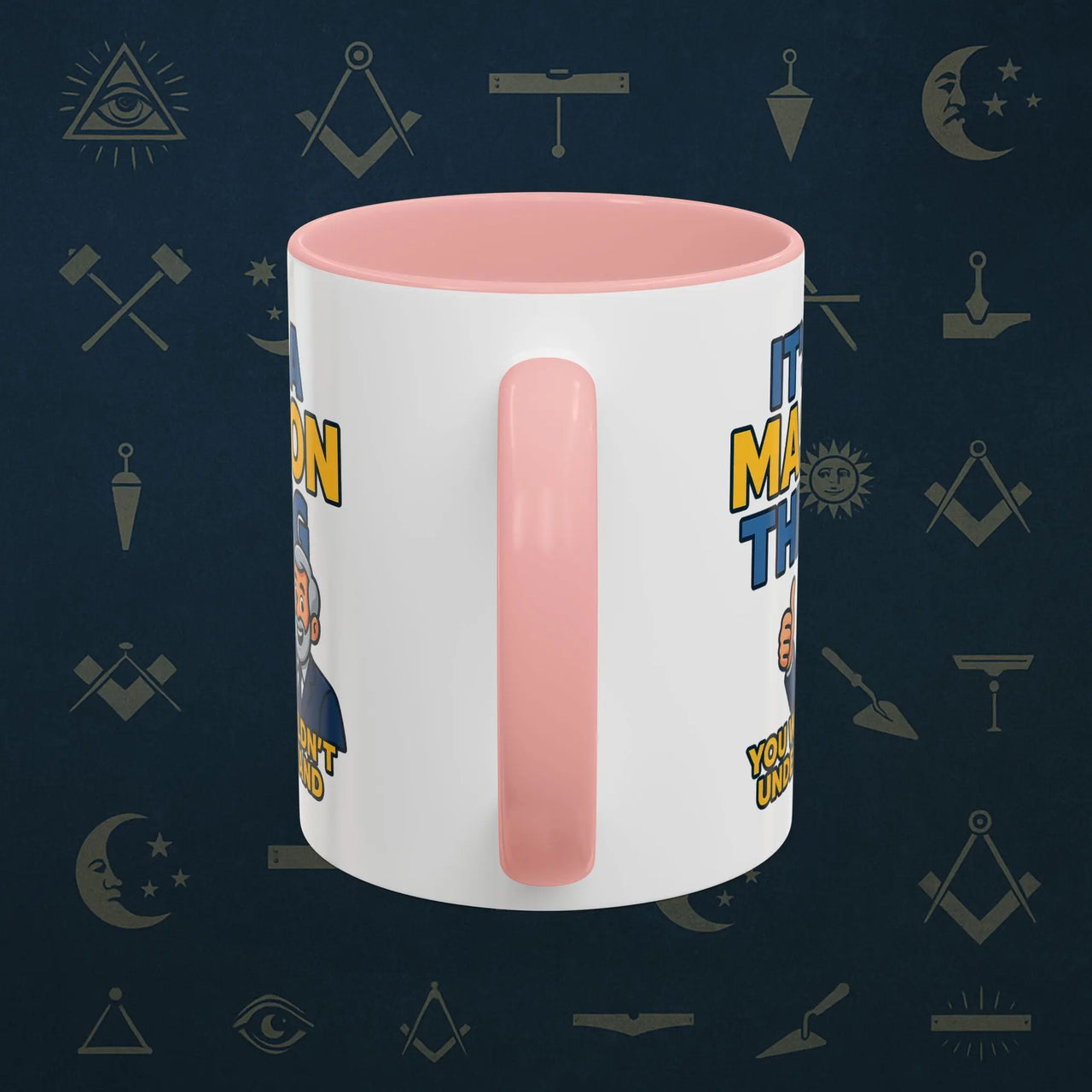 Masonic Mugs Ready to Go – It’s a Mason Thing (Accent Coloured 11oz Mug) Printify