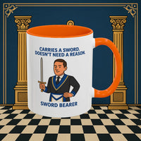 Masonic Mugs - Sword of Mystery - Provincial Sword Bearer Printify