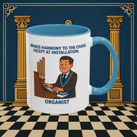 Masonic Mugs - Harmony Amid Chaos - Provincial Organist Printify