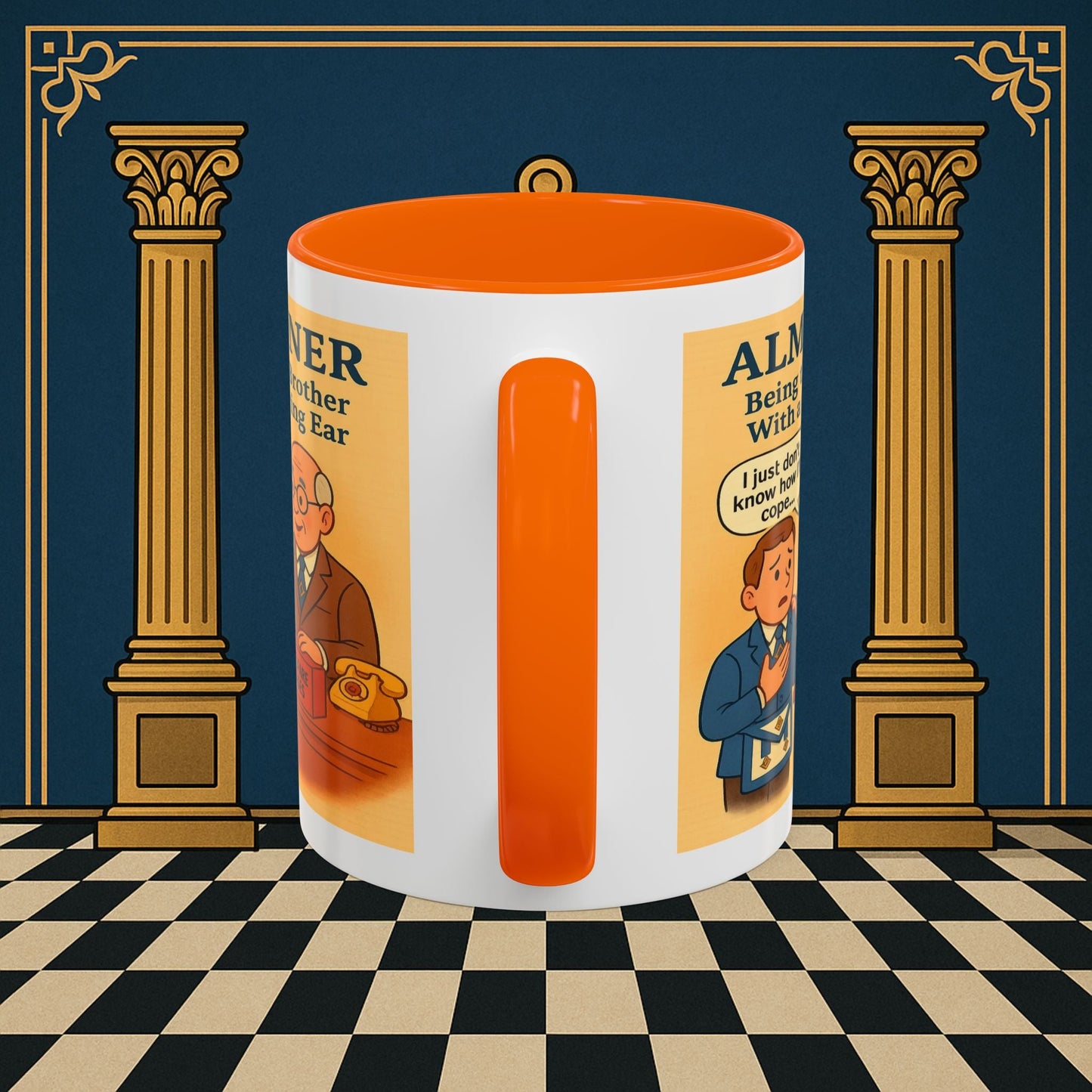 Masonic Mugs - Brotherly Welfare - Almoner Printify