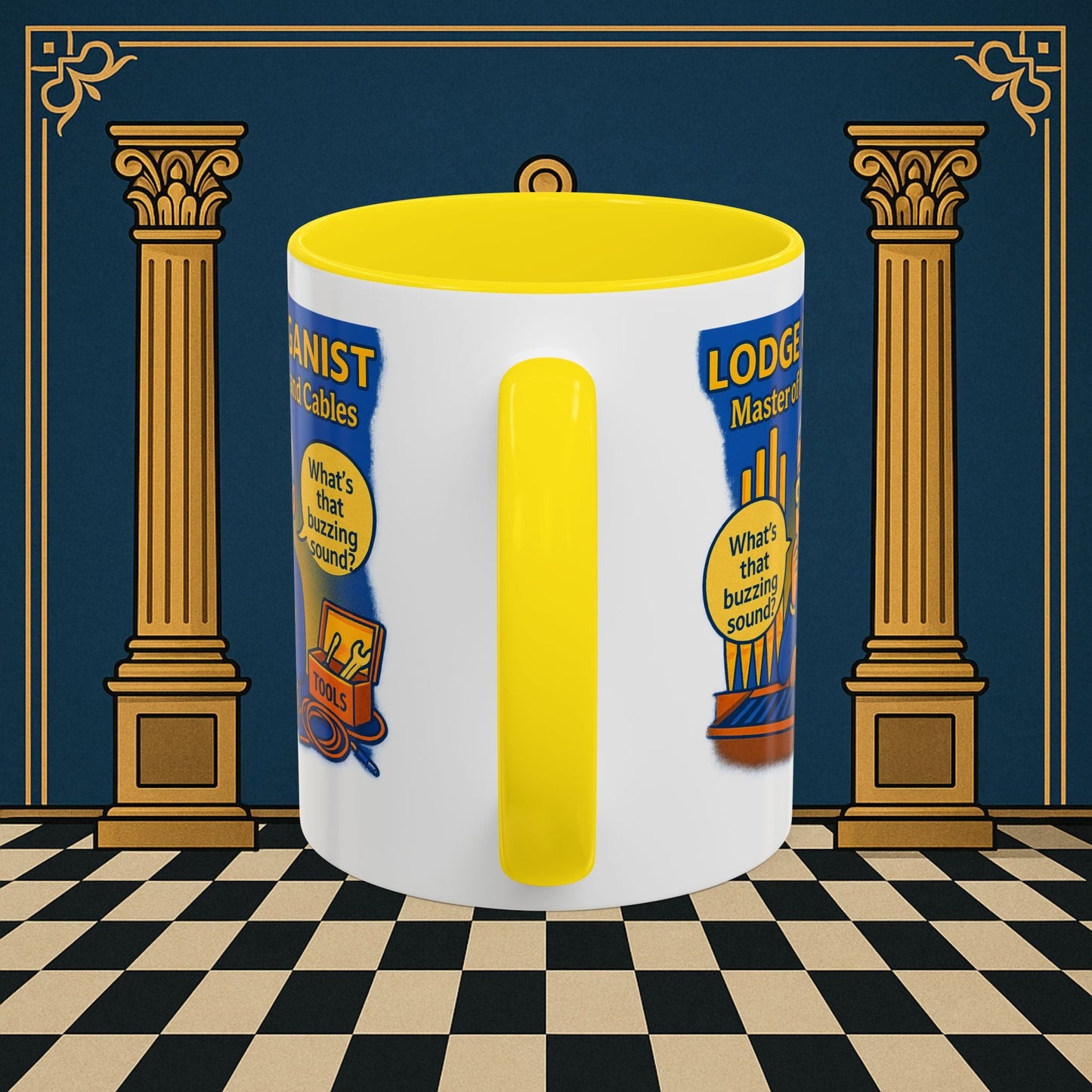 Masonic Mugs - Buzz Kill - Organist Printify