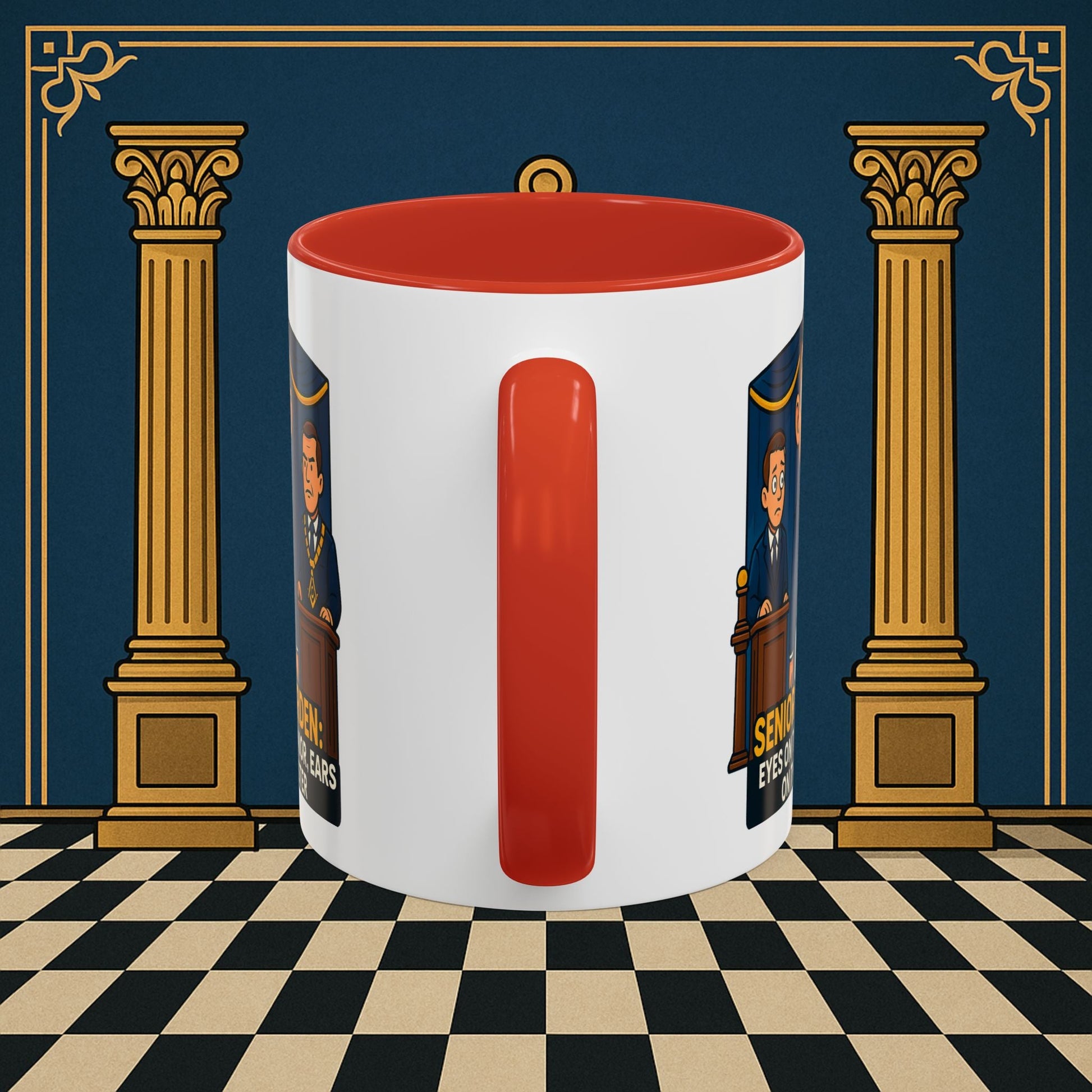 Masonic Mugs - Masonic Watchfulness - Senior Warden Printify