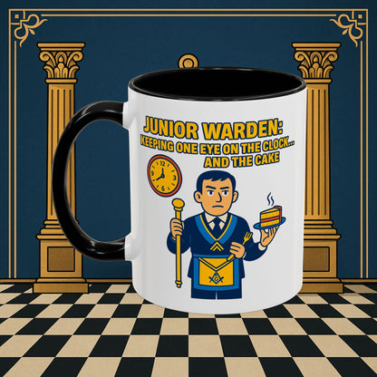 Masonic Mugs - Masonic Vigilance: Junior Warden's Timekeeping Duty,  Junior Warden Printify