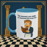 Masonic Mugs Ready to Go – Wrong Ritual (Accent Coloured 11oz Mug) Printify