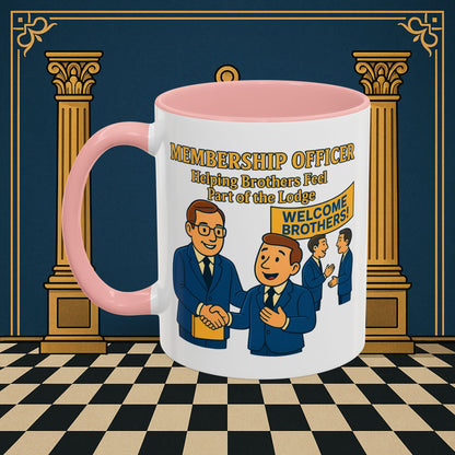 Masonic Mugs - Brotherhood Welcome - Membership Secretary Printify