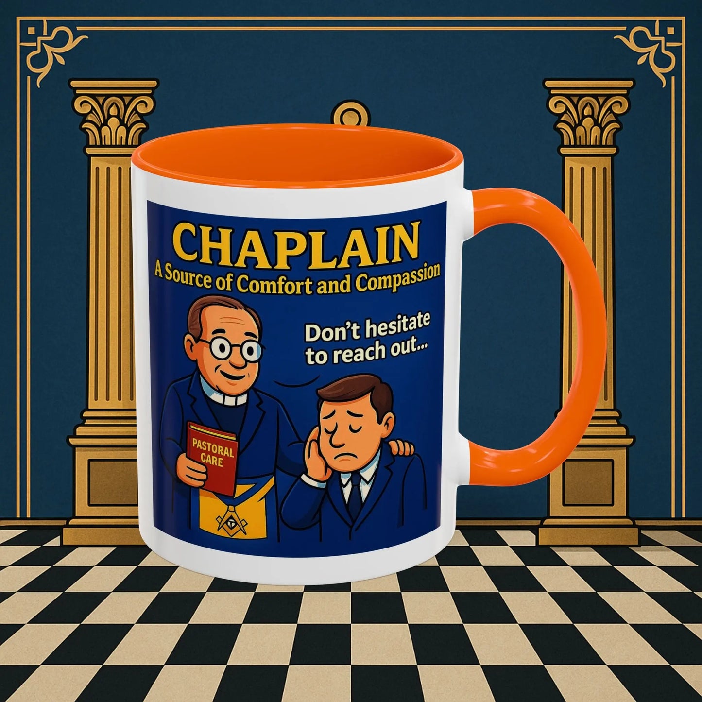 Masonic Mugs - Healing Hearts - Chaplain Printify