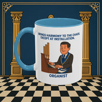 Masonic Mugs - Harmony Amid Chaos - Provincial Organist Printify