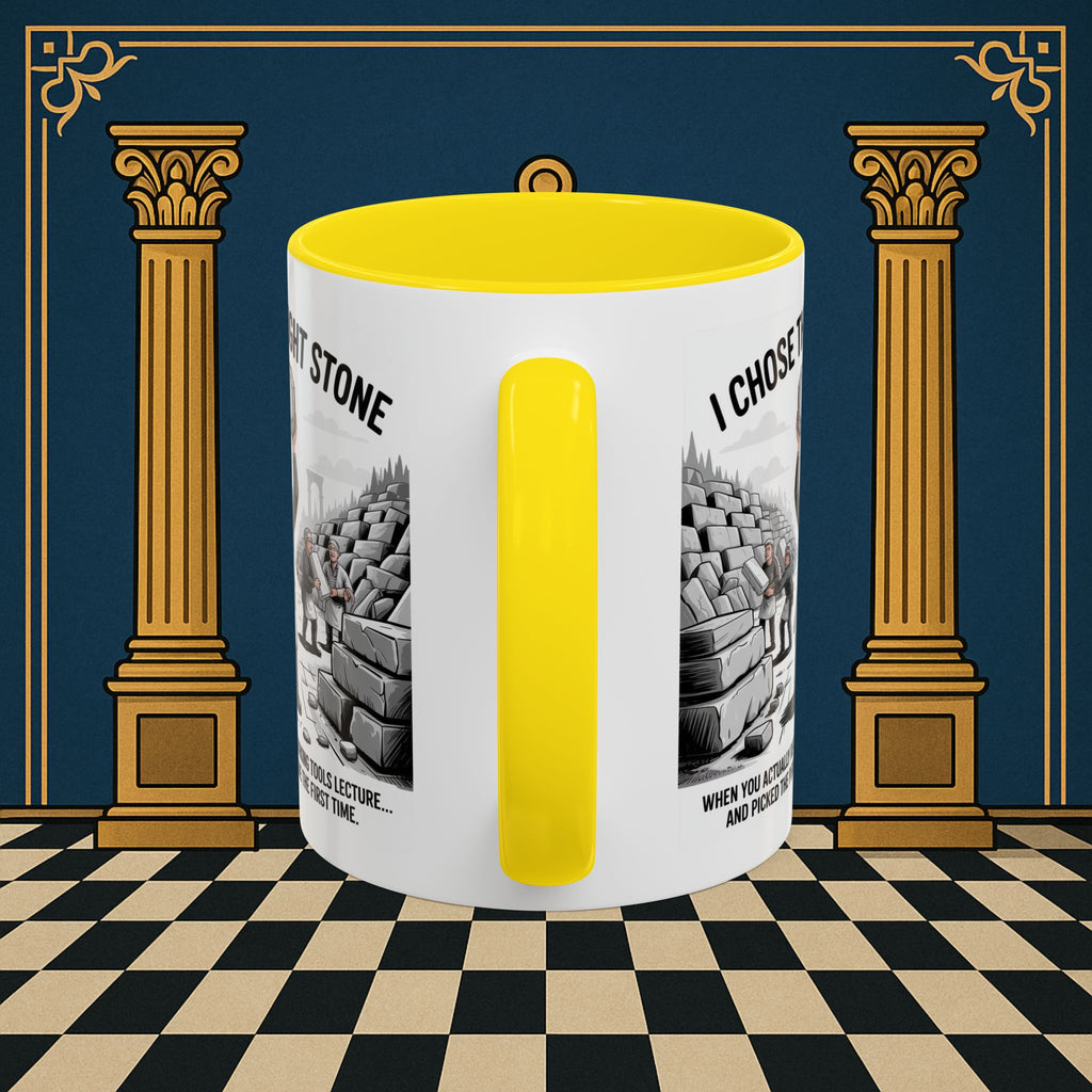 Masonic Mugs - Stone Selection Success - Mark Masonry