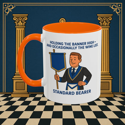 Masonic Mugs - Banner and Barrel - Provincial Standard Bearer Printify
