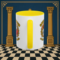 Masonic Mugs – Gavel & Glamour: A Toast to the Ladies (Accent Coloured 11oz Mug) Printify