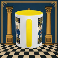 Masonic Mugs Ready to Go – How Many Masons? (Accent Coloured 11oz Mug) Printify