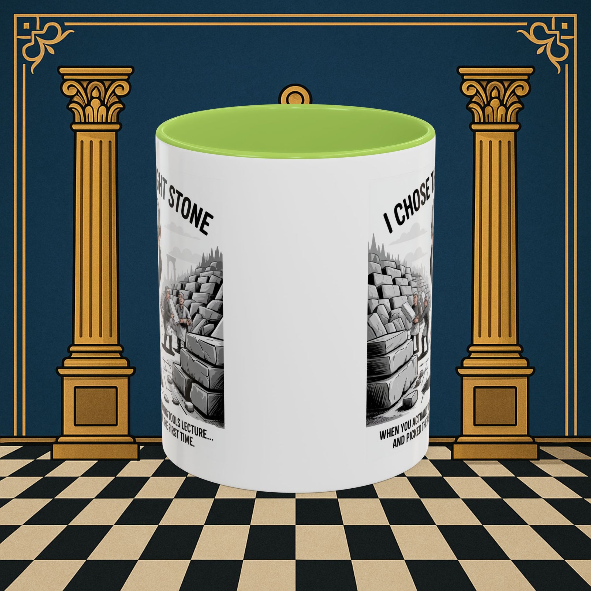 Masonic Mugs - Stone Selection Success - Mark Masonry