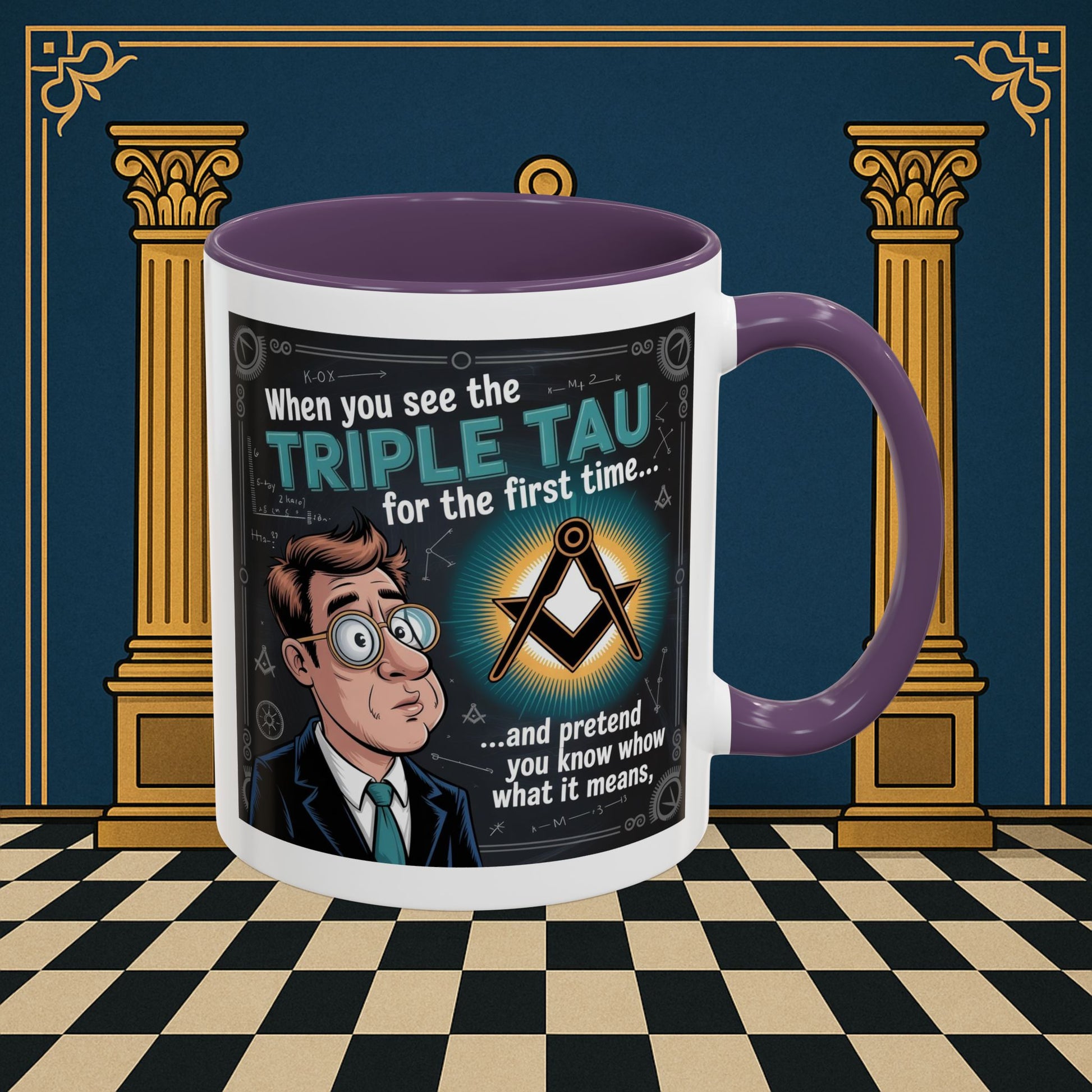 Masonic Mugs - Bewildered by the Tau - Royal Arch