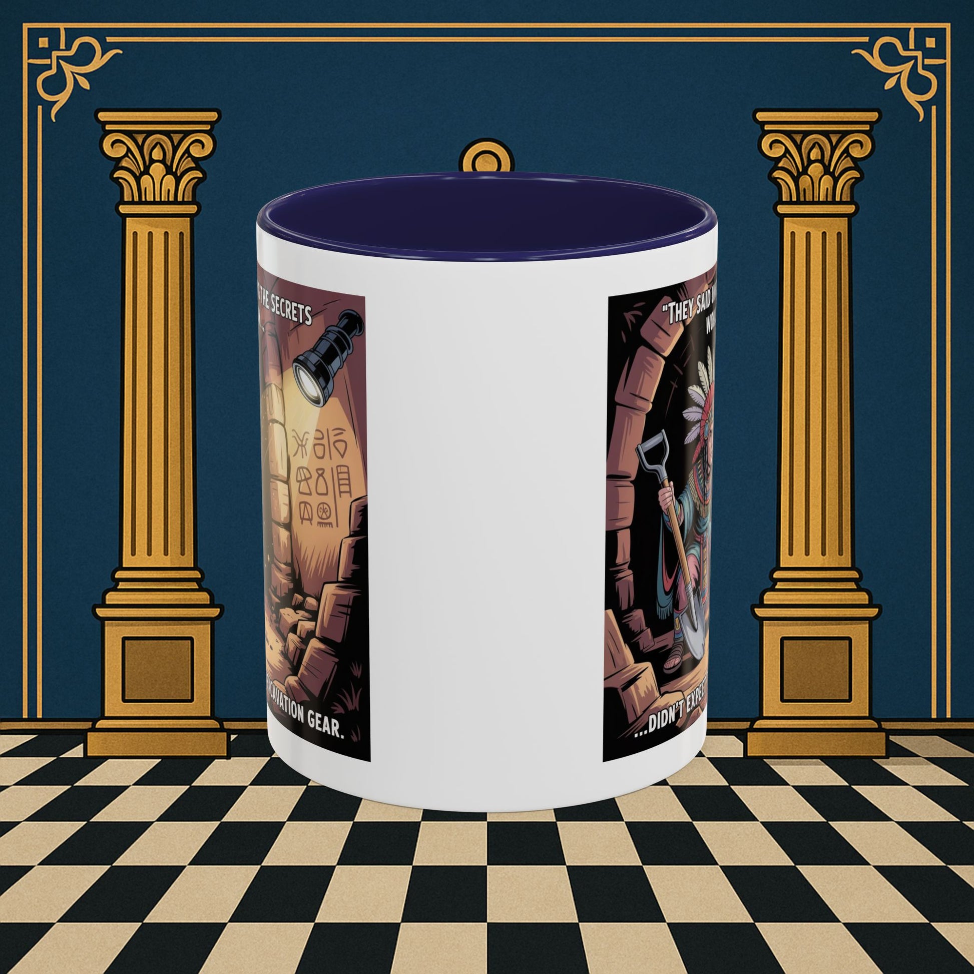 Masonic Mugs - Dig Happens - Royal Arch