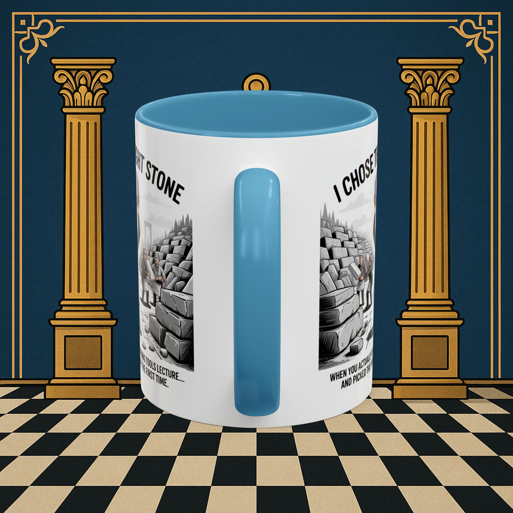 Masonic Mugs - Stone Selection Success - Mark Masonry