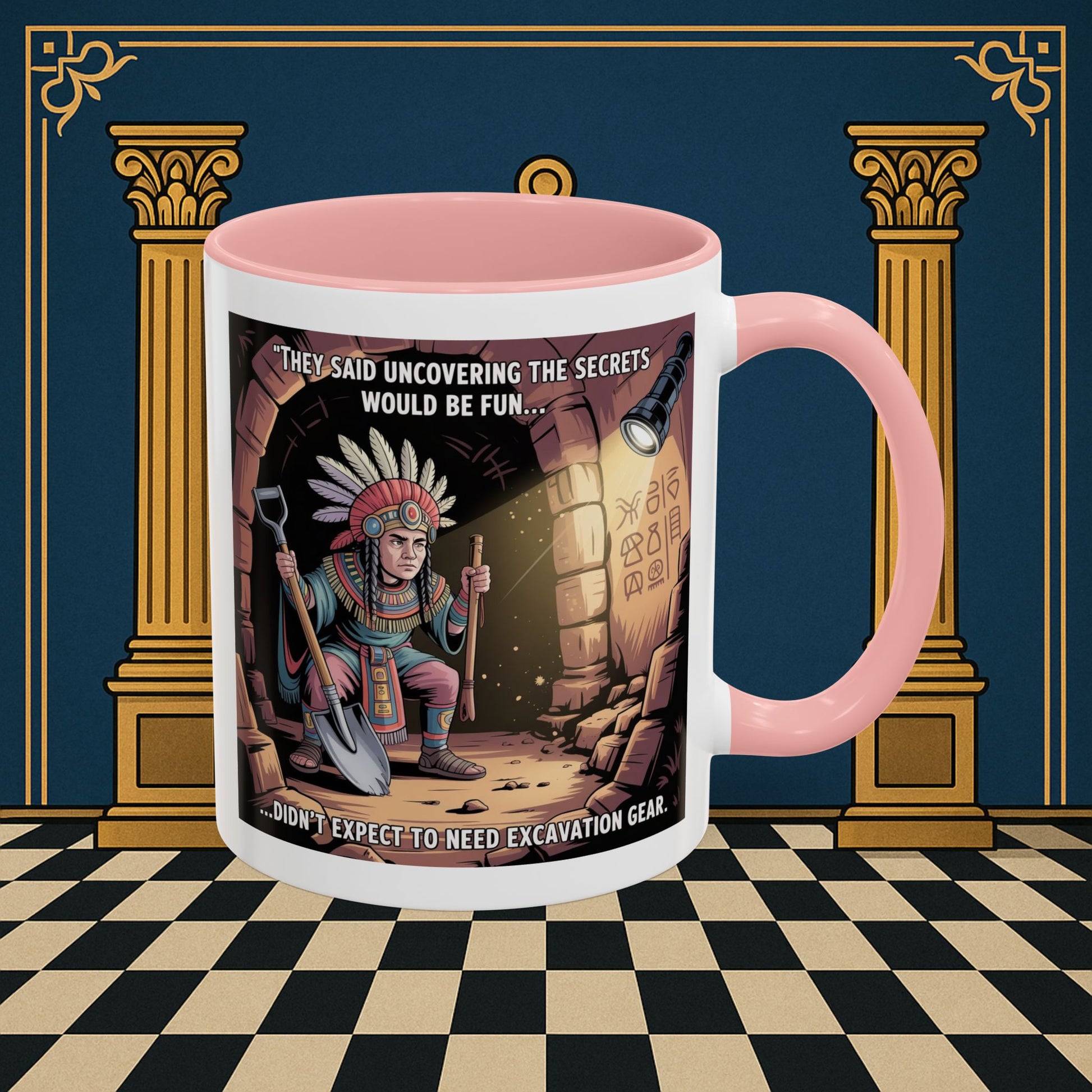 Masonic Mugs - Dig Happens - Royal Arch