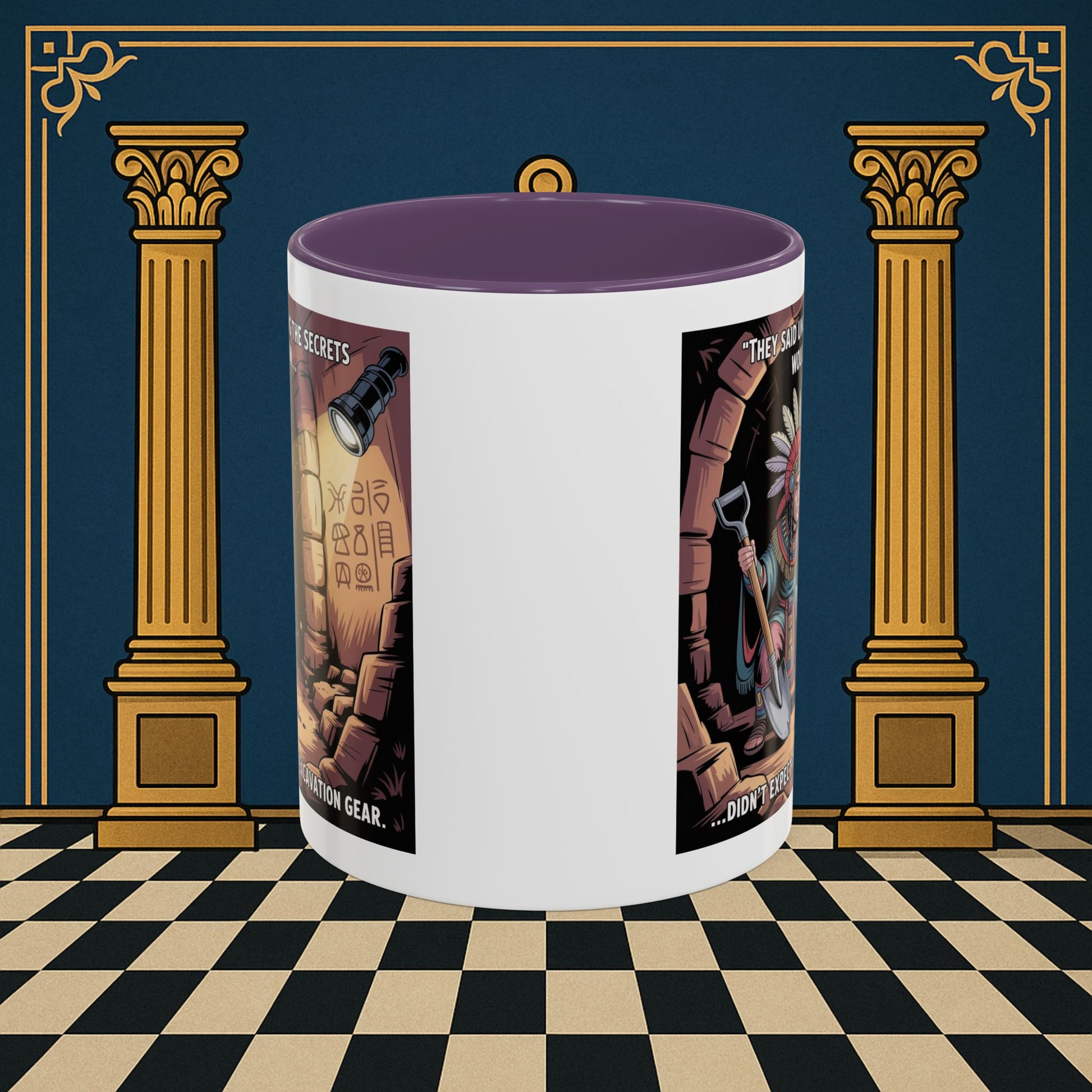 Masonic Mugs - Dig Happens - Royal Arch