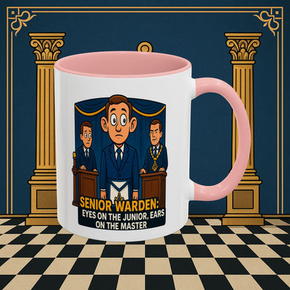 Masonic Mugs - Masonic Watchfulness - Senior Warden Printify
