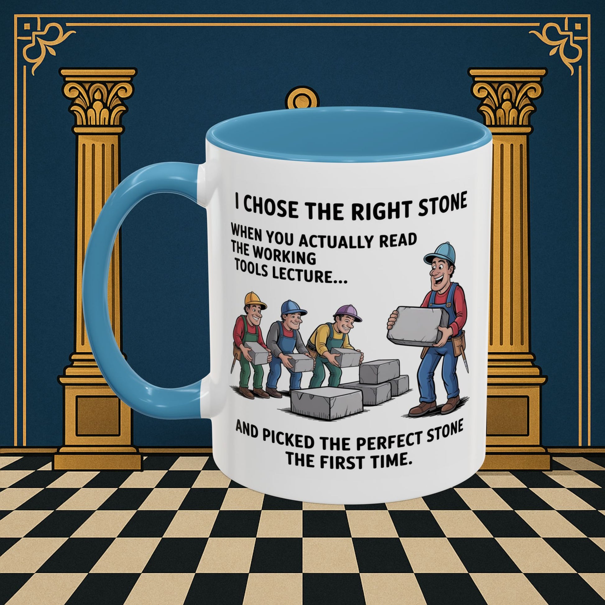 Masonic Mugs - Stone Selection Strategy - Mark Masonry