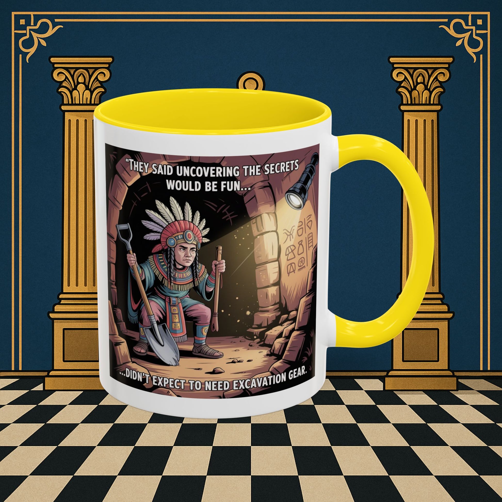 Masonic Mugs - Dig Happens - Royal Arch