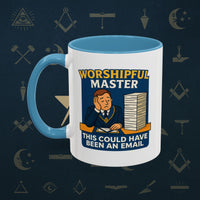 Masonic Mugs - Masonic Meetings Madness - Worshipful Master Printify