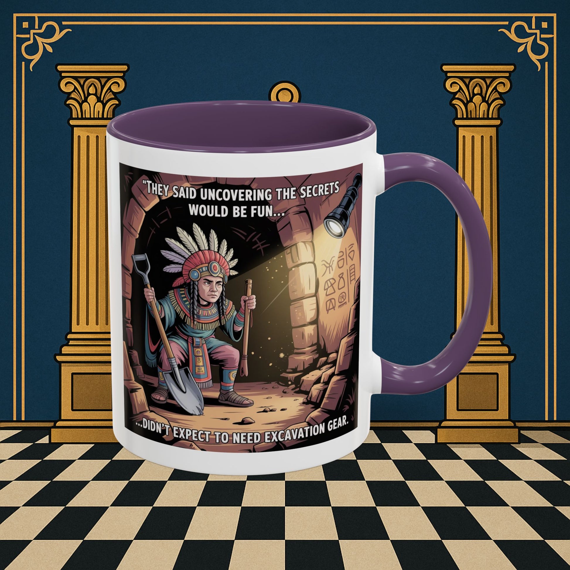 Masonic Mugs - Dig Happens - Royal Arch