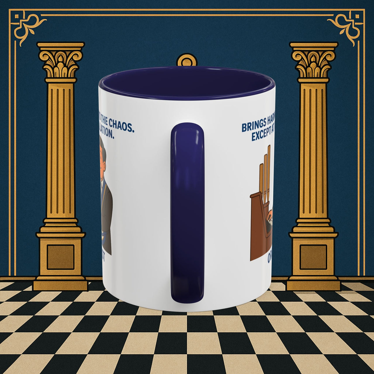 Masonic Mugs - Harmony Amid Chaos - Provincial Organist Printify