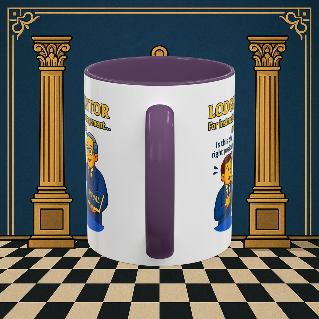 Masonic Mugs - Lodge Mentor Guidance: Masonic Ritual Instruction, Lodge Mentor Printify