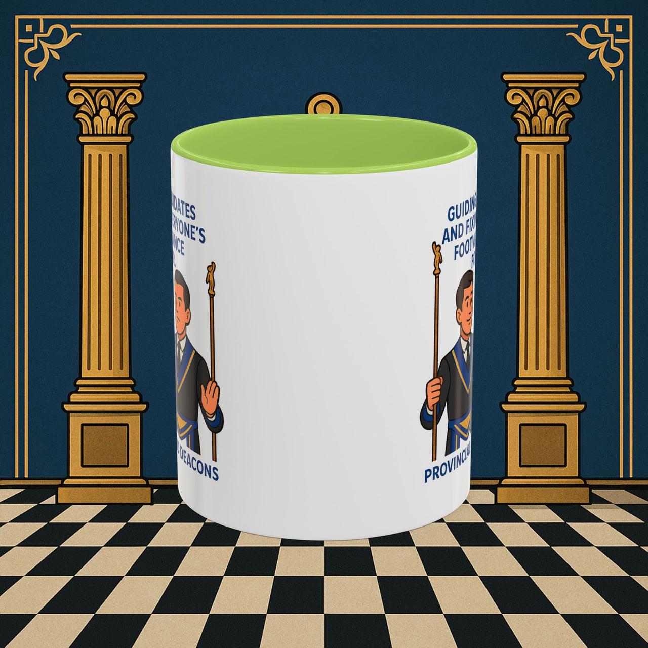 Masonic Mugs - Guiding Light of Masonic Tradition - Provincial Grand Deacons Printify