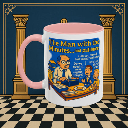 Masonic Mugs - Bureaucratic Blues - Secretary Printify