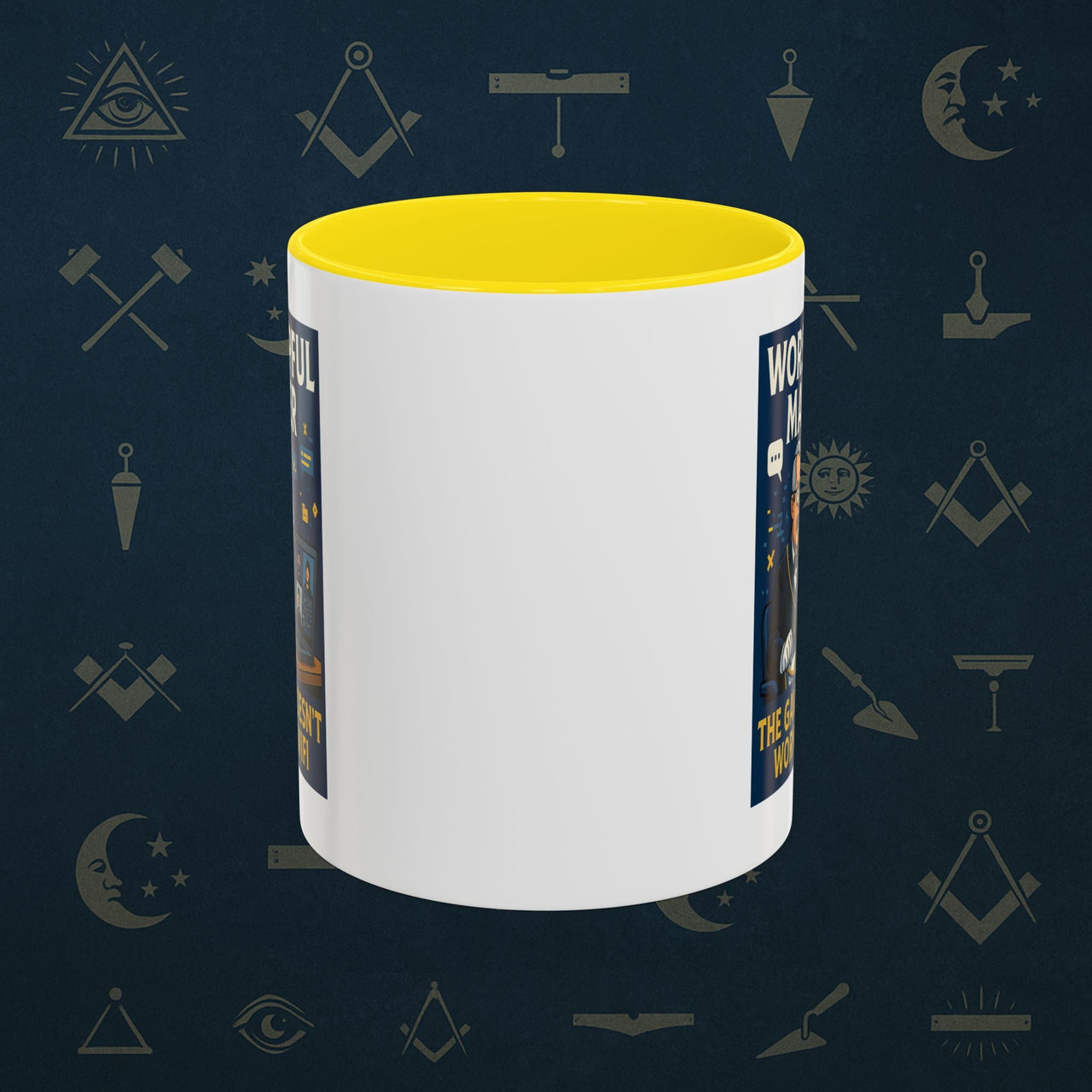 Masonic Mugs - Virtual Vertigo - Worshipful Master Printify