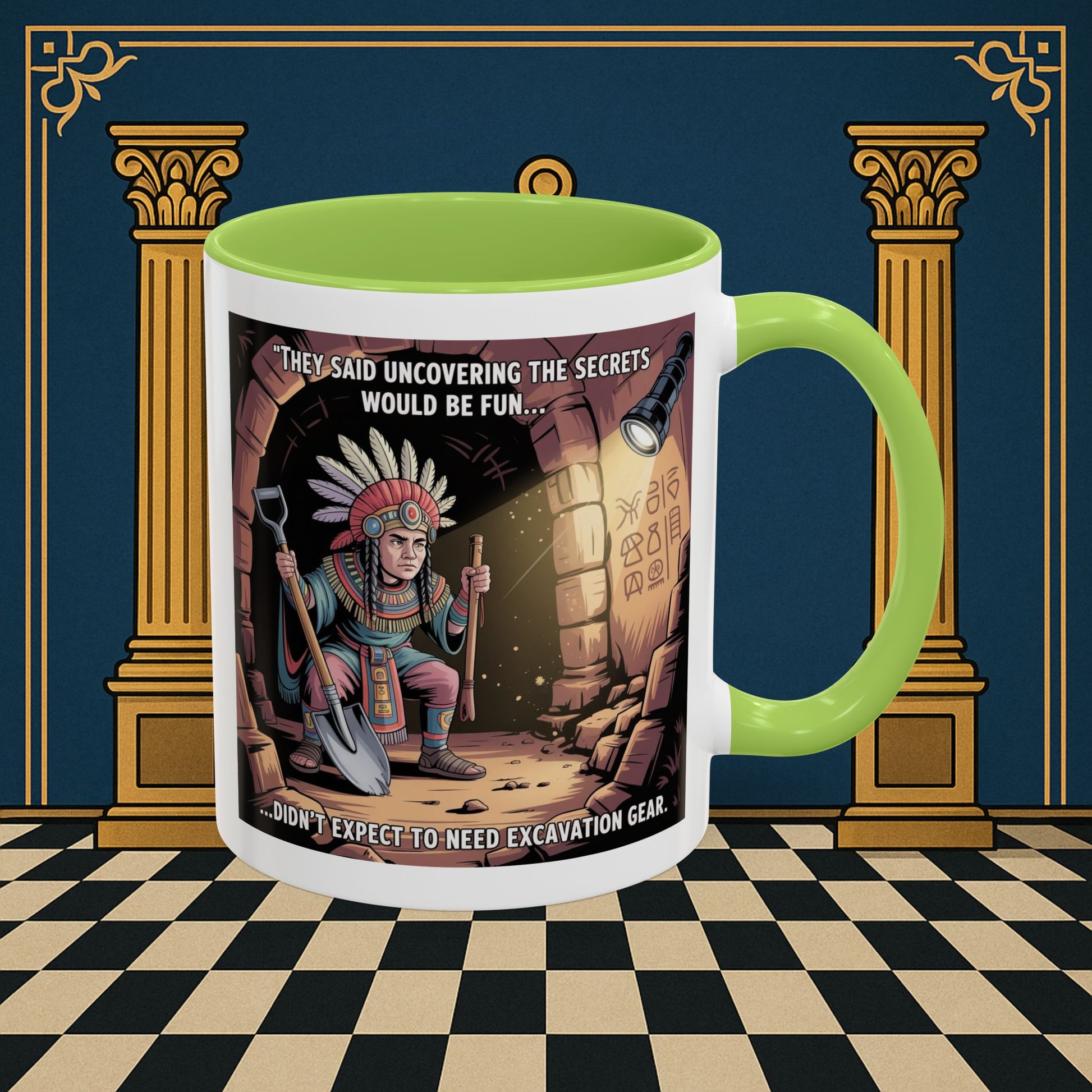 Masonic Mugs - Dig Happens - Royal Arch