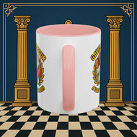 Masonic Mugs – Gavel & Glamour: A Toast to the Ladies (Accent Coloured 11oz Mug) Printify