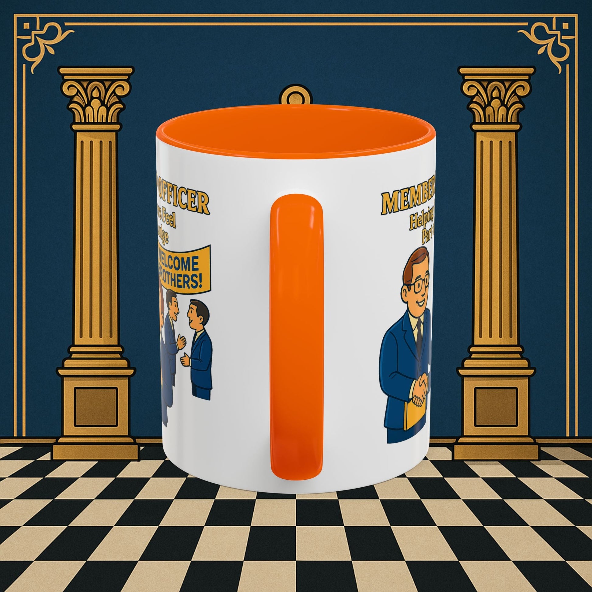 Masonic Mugs - Brotherhood Welcome - Membership Secretary Printify