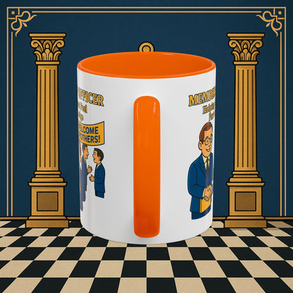 Masonic Mugs - Brotherhood Welcome - Membership Secretary Printify