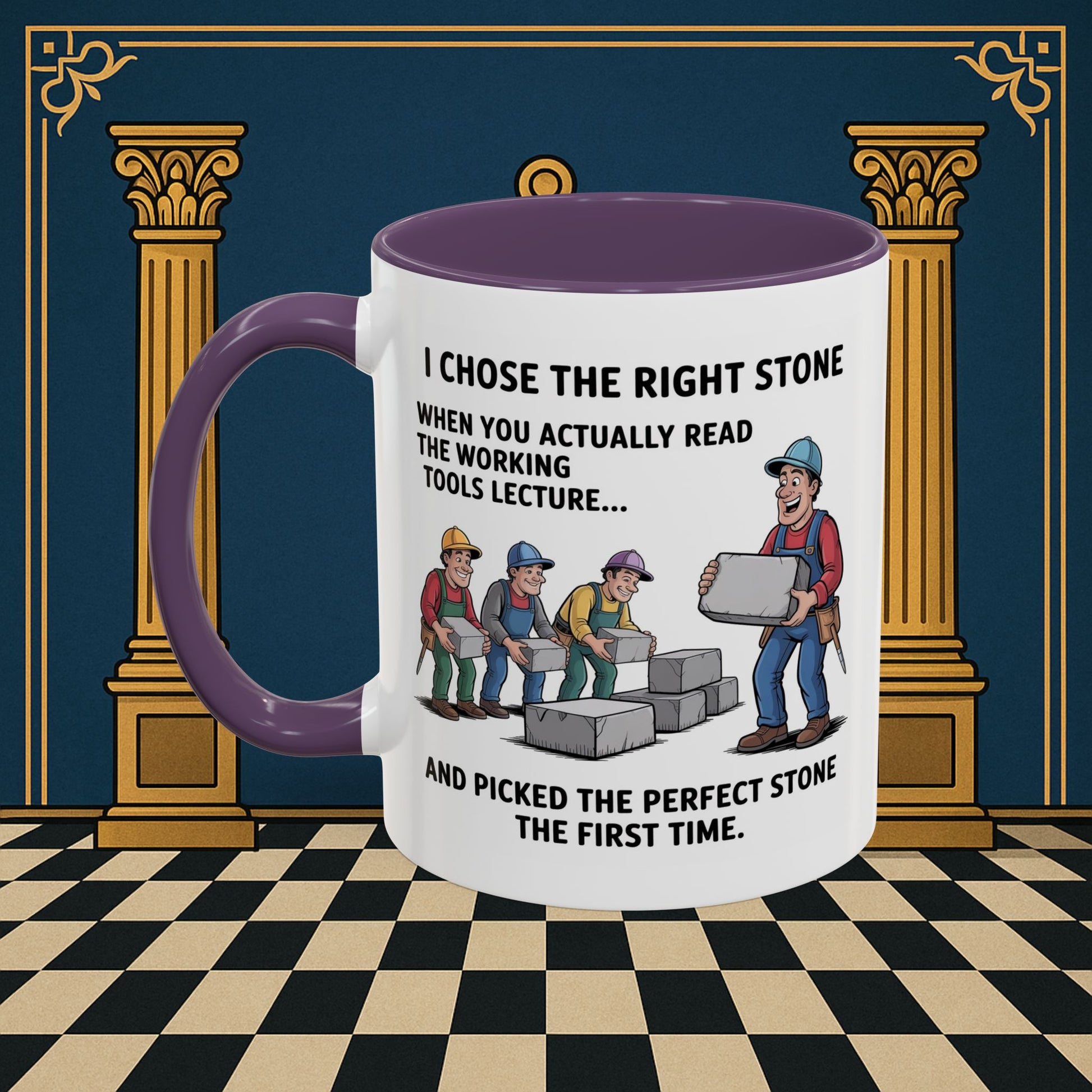 Masonic Mugs - Stone Selection Strategy - Mark Masonry