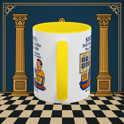 Masonic Mugs - Waiting Game - Secretary Printify