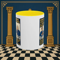 Masonic Mugs Ready to Go – How Many Masons? (Accent Coloured 11oz Mug) Printify